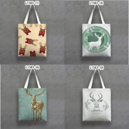 Cartoon animal fawn Beach bag organizer for cosmetics Storage organizer home Handbags packaging travel womens bags cheap Pouch