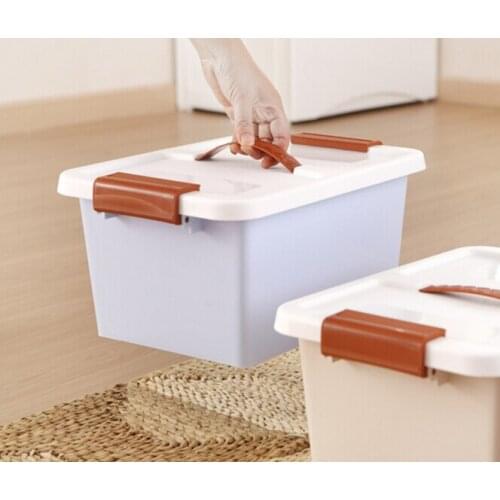 1PC Multifunction Thicken Plastic Home Stationery Laundry Basket Baby Toys Storage Bag Fold Picnic Pouch Storage Box EJG 0704