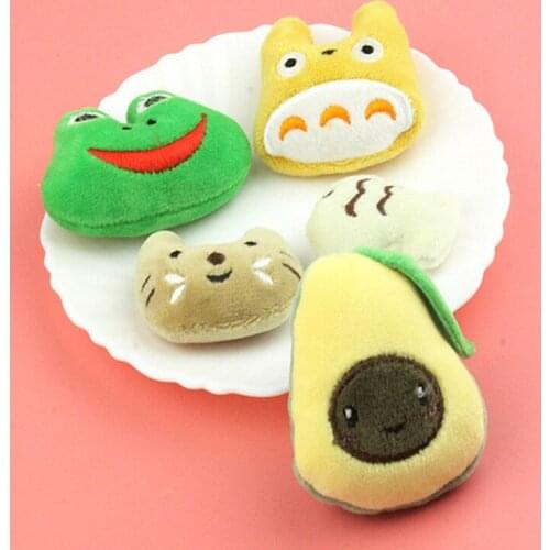 10PCS/Lot sweet Frog cat fish Padded Applique Crafts for Children Headwear Hair clip Accessorie and Garment Accessoir