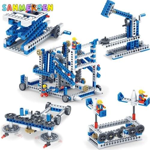 3 IN 1 Kids DIY Building Blocks City Mechanical Siege Engines Model Series Building Bloc Creative Educational Kids Bricks Toys