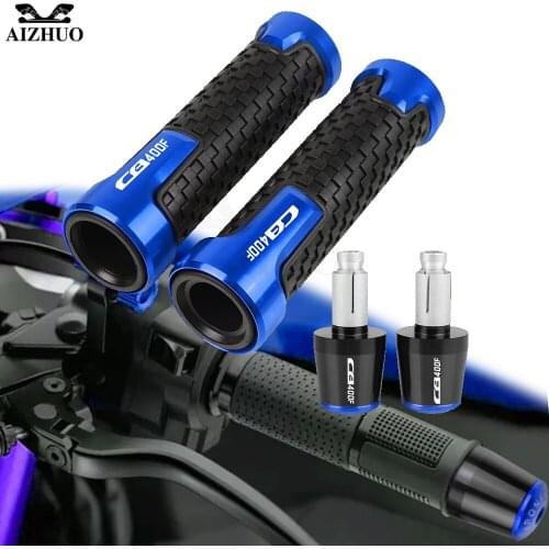 7/8"22mm Handle Bar Cap End Plug FOR HONDA CB1 CB400F 1989-1991 1990 CB Motorcycle Accessories Handlebar Grips 400 CNC Aluminum