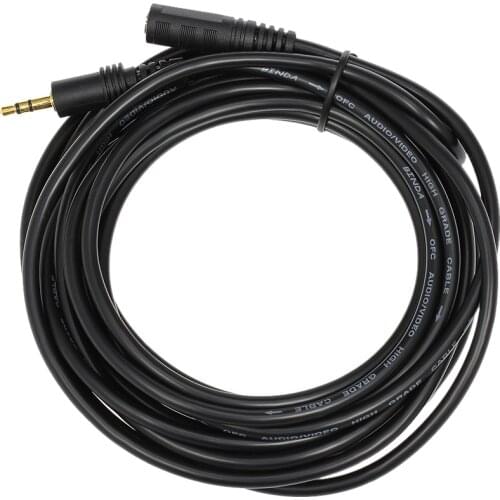 Audio Extension Cable 3.5mm Jack Male to Female AUX Cable 3.5 mm Audio Extender Cord for Computer Mobile Phones Amplifier
