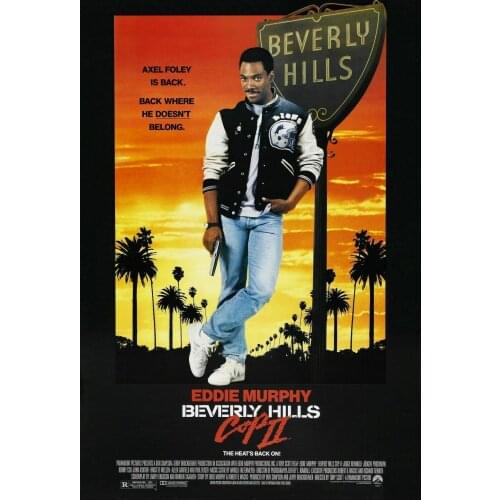 BEVERLY HILLS COP II Movie Art Film Print Silk Poster Home Wall Decor 24x36inch