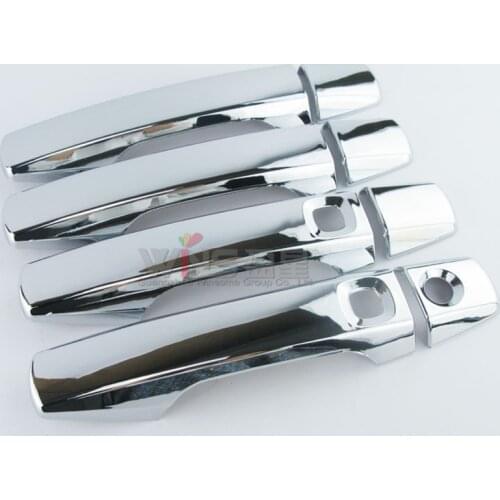 For Toyota Land Cruiser 200 2008-2015 Door Handle Catch Protection Cover Chrome Molding Trim Frame Garnish Bezel Accessories