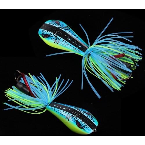 EASYFISH 1PCS High Quality Frog Snakehead Lure Fishing Lures Columnar Topwater Bass Bait Frog Lure Hard Fishing Tackle