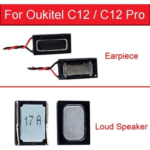 Loudspeaker Loud Speaker Buzzer Ringer For Oukitel C12 C12 Pro Earphone Speaker Earpiece Flex Cable Replacement Parts