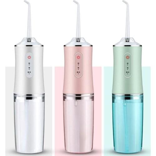 Portable Dental Irrigator Household Water Jet For Cleaning Teeth Rechargeable Thread Water Waterproof Oral Irrigator 2021 New