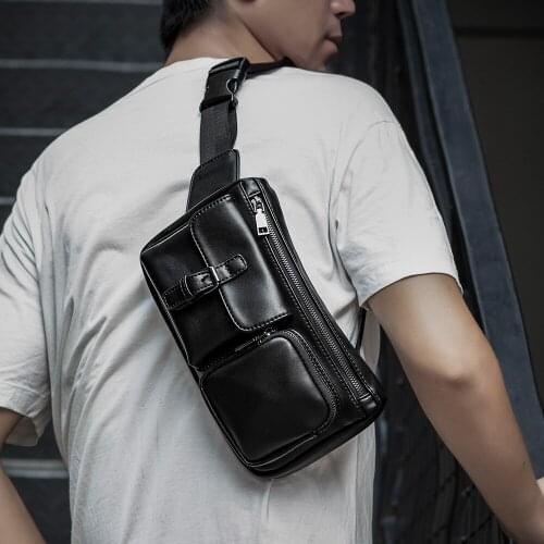 Tidog One shoulder slant cross Korean waist bag outdoor cycling sports chest bag