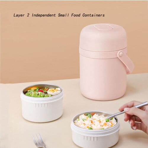 Stainless Steel Lunch Box Leak-Proof Portable Insulated Student School Multi-layer Tableware Bento Box Food Container Storage