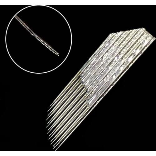 30pcs 2 row 16 needle Permanent Makeup Eyebrow Tattoo Blade Microblading Needles For 3D Embroidery Manual Tattoo Pen Machine