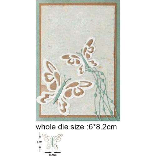 Metal Cutting Dies Lace hollow butterfly Stencil for DIY Scrapbooking Paper Album Card Making Embossing Die
