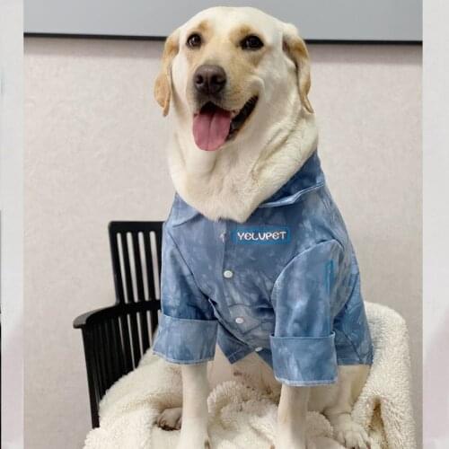 Fashion French Bulldog Dog Demin Jacket Jean Clothes Pet Cat hoodie Winter Warm Costume Small Medium Large Dogs Teddy YSC03