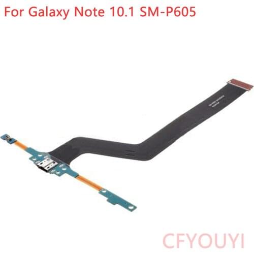 New P605 Charging Port Flex Cable for Samsung Galaxy Note 10.1 SM-P605 Mirco USB Socket Dock Flex