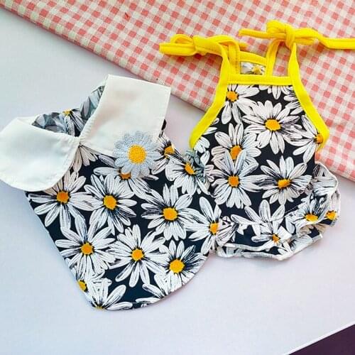 Pet dog clothing spring summer couples Pinscher Pomeranian Yorkshire Puppy poodle teddy Costume Poodle Bichon Schnauzer dress