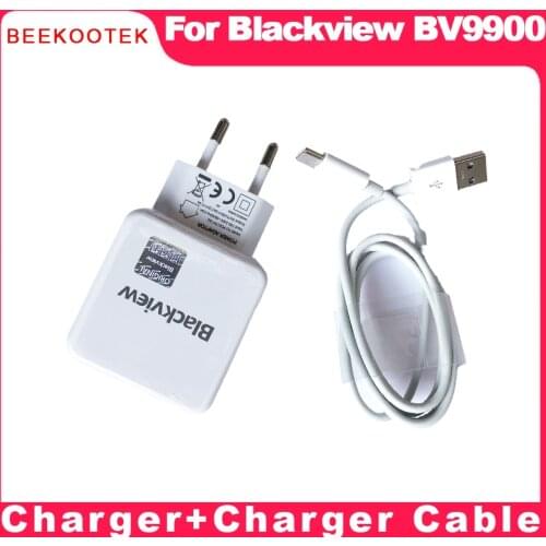 Origina Blackview BV9900 Travel Charger EU Plug Adapter+ Type C USB Cable for Blackview BV9900 Mobile Phone