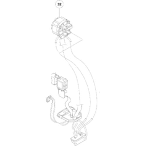 Genuine WIRING SET Stator switch assembly for HIKOKI DS14DBEL DV14DBEL 335954