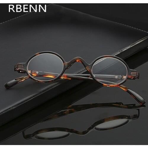 RBENN Small Round Vintage Reading Glasses Men Women Retro presbyopic Reading Glasses with Diopter +0.5 0.75 1.25 1.75 2.25 5.0