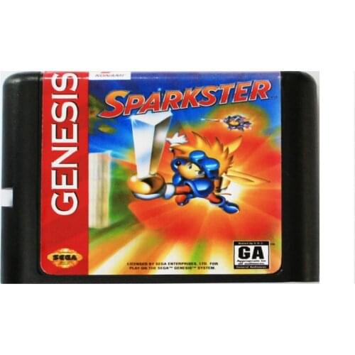 Rocket Knight Adventures 2 - Sparkster 16 bit MD Game Card For Sega Mega Drive For SEGA Genesis