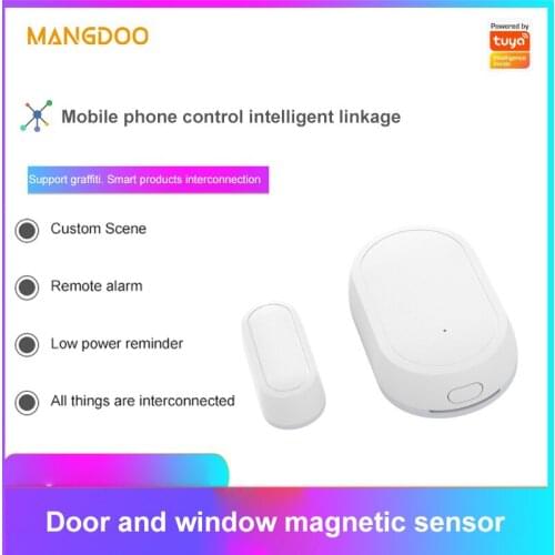 Tuya ZigBee Smart Window Door Gate Sensor Detector Smart Life Tuya App Smart Home Open Closed Detectors Security Alarm System