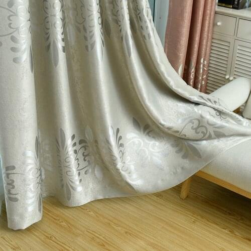 Modern European curtain jacquard shading cloth bedroom curtains Curtains for living room cortinas dormitorio modernas rideaux