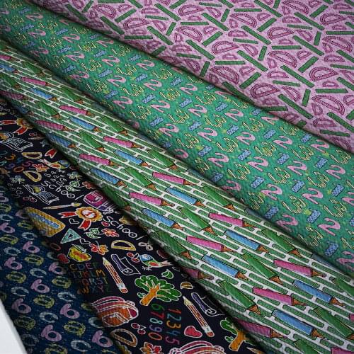 Bullet Texture Liverpool Fabric 50cm*140cm Printed For Dress Stretch Fabric Knit Fabric For Hair Band Craft Supplies L19694