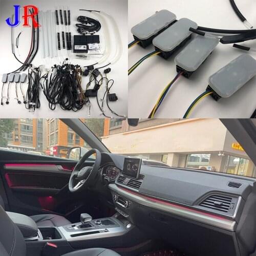 Decorate your beloved car Interior Atmosphere Light For Audi Q5 2018-2020 ambient lamp Colors ambient light Door contour lights