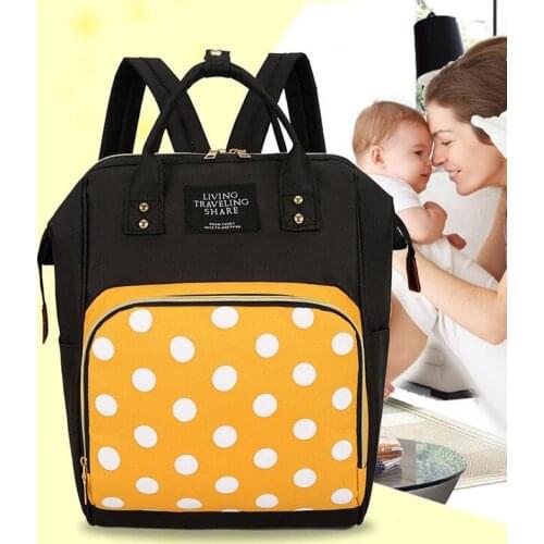 Large-capacity Mummy Bag Maternity Diaper Bag Travel Backpack Baby Care Bag Waterproof Bottle Bag Baby Stroller Mummy Bag