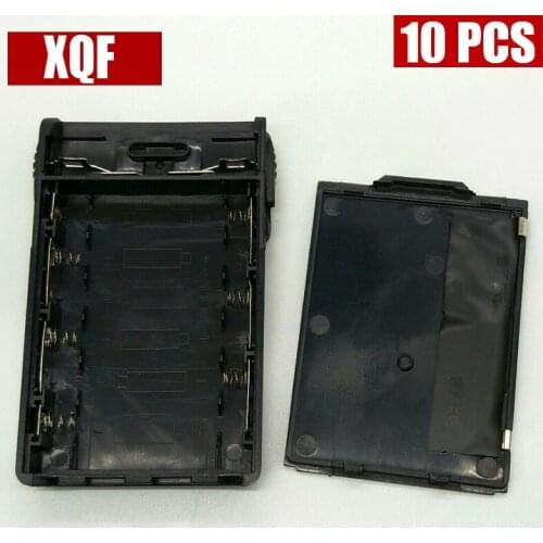 XQF 10PCS 6x AA battery case box for puxing px777,px888k,vev3288s,vev v1000,vev v16 etc walkie talkie