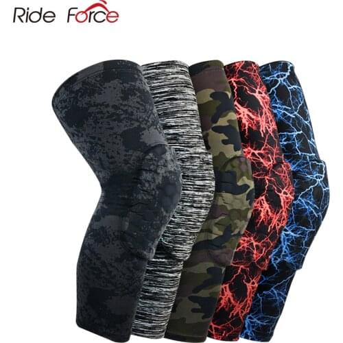 1 PC Honeycomb Knee Pads Elastic Protective Gear Kneepad Patella Foam Brace Basketball Volleyball Sports Fitness Support