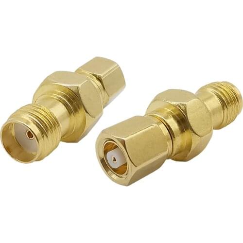 1Pcs SMA Female RF Connector SMA Female to SMA Female Jack Socket Electrical Wire Terminals Straight F/F Adapter Two-way Radio