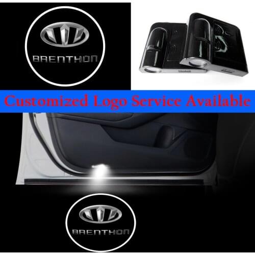 2x BRENTHON Logo Lights Wireless Car Door Ghost Shadow Laser Projector for Kia