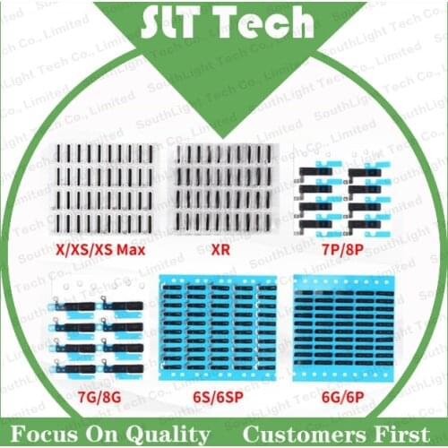 50 pcs/lot For iPhone 11 Pro X Xr Xs 8 7 6s 6 plus 5s 5c Max Ear Speaker Earpiece Speaker Anti Dust Grill Mesh Net With Rubber