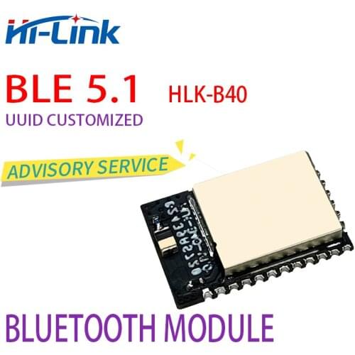 Free shipping 5pcs/lot BLE 5.1 Bluetooth module Faster and farther HLK-B40 Master and slave audio bluetooth module