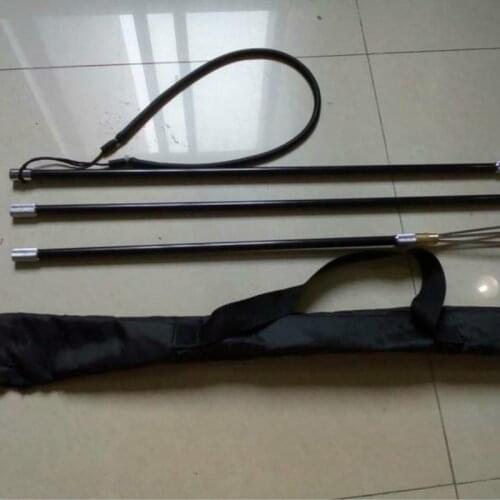 Fast Ship 2M poleSpear 3 in 1 Aluminium Straight Polyspear Spear fishing fork pole spear A-alloy pole spearfishing Accessories