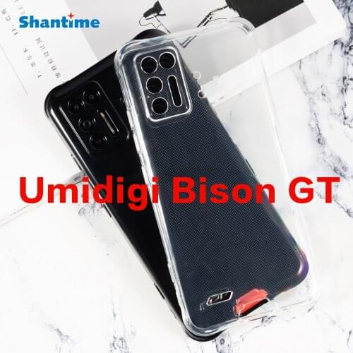 Umidigi Bison GT Case Ultra Thin Crystal Clear Shock Absorption Technology Bumper Soft TPU Cover Case For Umidigi Bison GT 6.67"