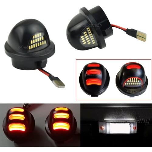 For Lincoln Mark LT Ford F550 F450 F350 F250 F150 Ranger Bronco Expedition Excursion Car LED License Plate Light LED Lamp