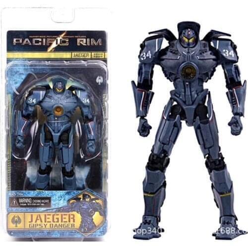Bandai Pacific Rim Mech Battle Damaged Wanderer Chinese Mech Horizon Warrior Action Figure Model Modification Ornaments Toy Gift