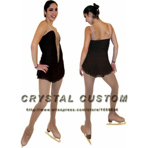 Hot Sales Girls Figure Skating Dresses Graceful New Brand Ice Figure Skating Dresses For Competition Kids DR3733