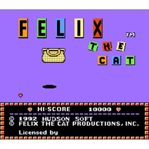 Best Sale FELIX THE CAT 60 Pins English Version Game Cartridge for 8 Bit 60pin Game Console