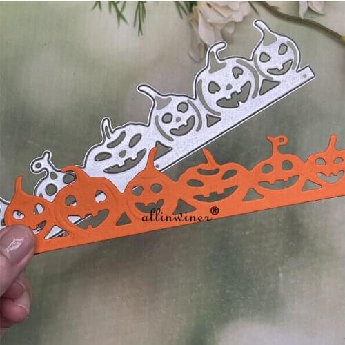 Halloween pumpkin edge Metal Cutting Dies Stencils For DIY Scrapbooking Decorative Embossing Handcraft Die Cutting Template