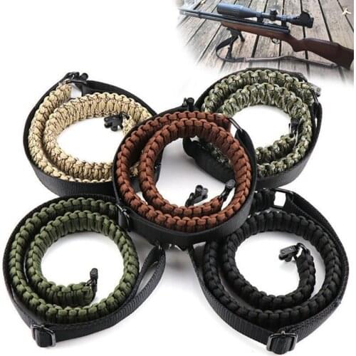 Multi Function Umbrella Rope Braided Gun Belt Adjustable Tactical Gun Strap 4mm rescue rope Outdoor Tools For Hunting