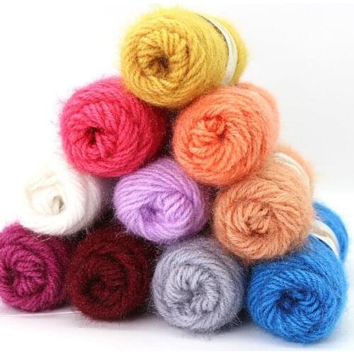 Soft Squirrel Cashmere Knitting Yarn Wool Crochet Threadfor Knitting Needlework Plush Yarn Making Cardigan Scarf Hat Sweater