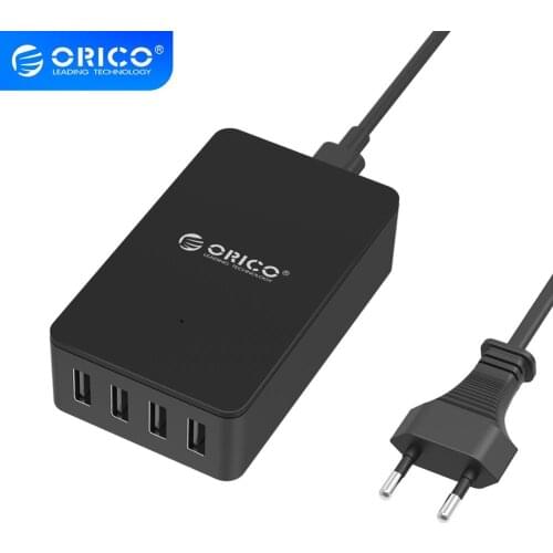 ORICO 4 Ports USB Charger Desktop Charging Station 5V 2.4A 15W USB Travel Charger for iPhone Samsung Xiaomi Huawei