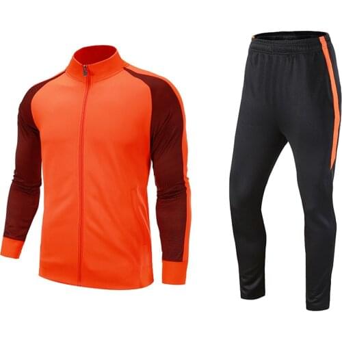 New season Men Kid Soccer Kit Set survetement Football Sports Kits Futbol Jersey Leg Pants Sets Fitness sport Soccer tracksuit