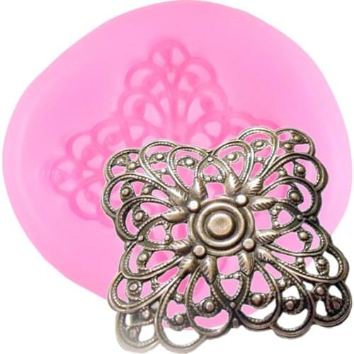 Relief Cake Border Silicone Mold Lace Fondant Molds DIY Cake Chocolate Decorating Tools Candy Clay Gumpaste Moulds