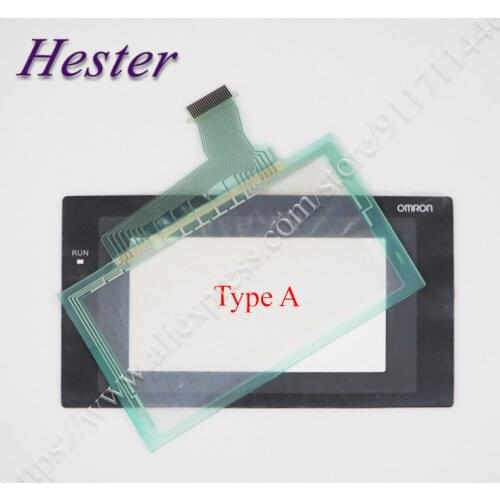 Touch Screen Glass Panel Digitizer for Omron NT21-ST121B-E NT21-ST121 Touchpad with Front Overlay Protective Film