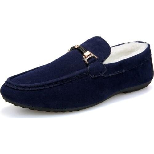 Warm Plush Men Casual Shoes Loafers Red 2020 Winter Fashion Male Breathable Light Soft Shoes Tennis Homme Boys Walking Footwear