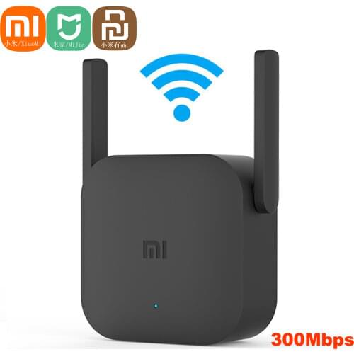 Xiaomi Mi Original WiFi Amplifier Pro 300Mbps Amplificador Repeater Signal Cover Extender Roteador Wireless Router Repetidor