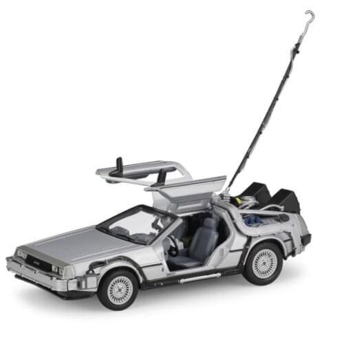Welly 1/24 1:24 Back to future I II III Time machine Delorean Diecast Car model Metal,Plastic,Rubber