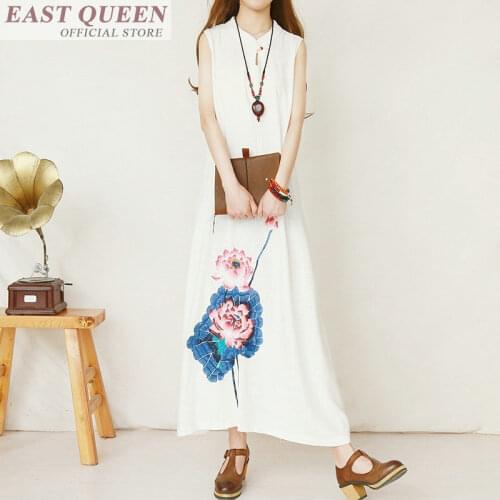 Traditional chinses clothing for women casual sundresses beach tunic dress womens dresses new arrival 2018 FF657 A